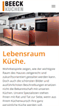 Mobile Screenshot of beeck-kuechen.de